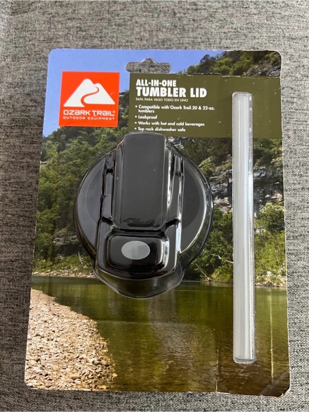 Ozark Trail All In One Tumbler Lid Straw Replacement Fits 30 32 Oz Tumblers NEW